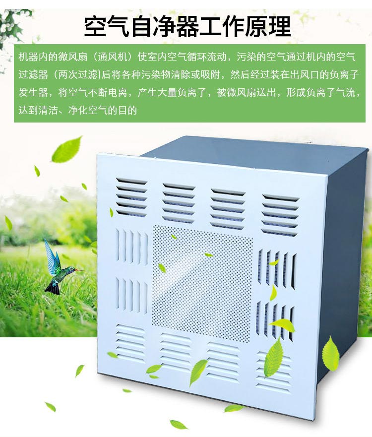 凈化車間吊裝式空氣自凈器