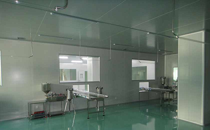 嘉興嘉善化妝品廠潔凈車間裝修工程