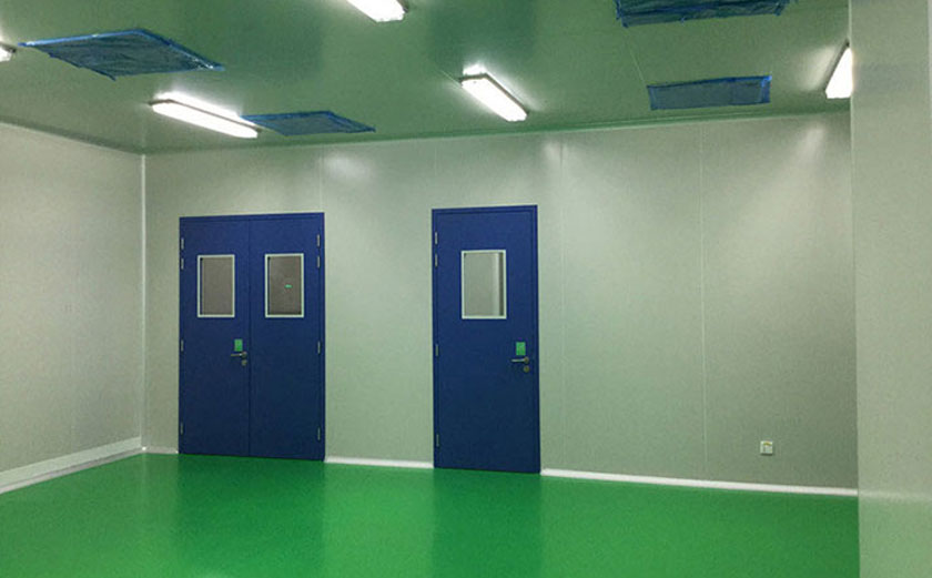 奉賢電子車間裝修施工實拍圖片