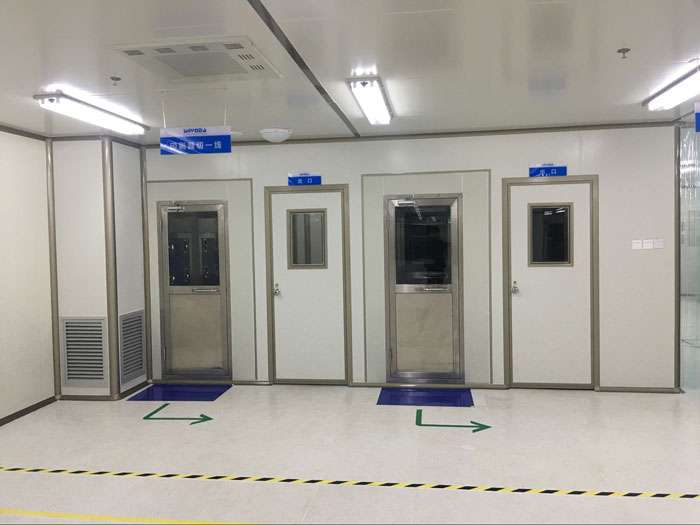 凈化廠房裝修人凈通道設計圖片