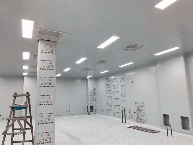 電子光學潔凈車間施工圖片