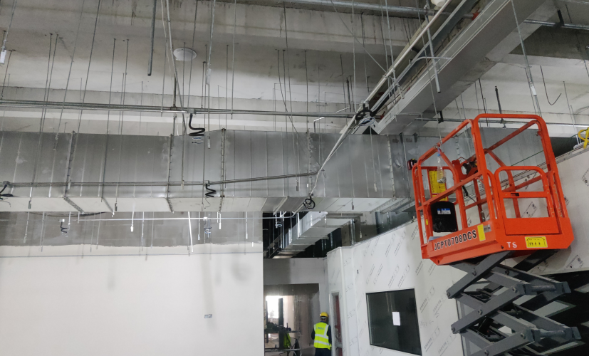 潔凈車間風管安裝圖片