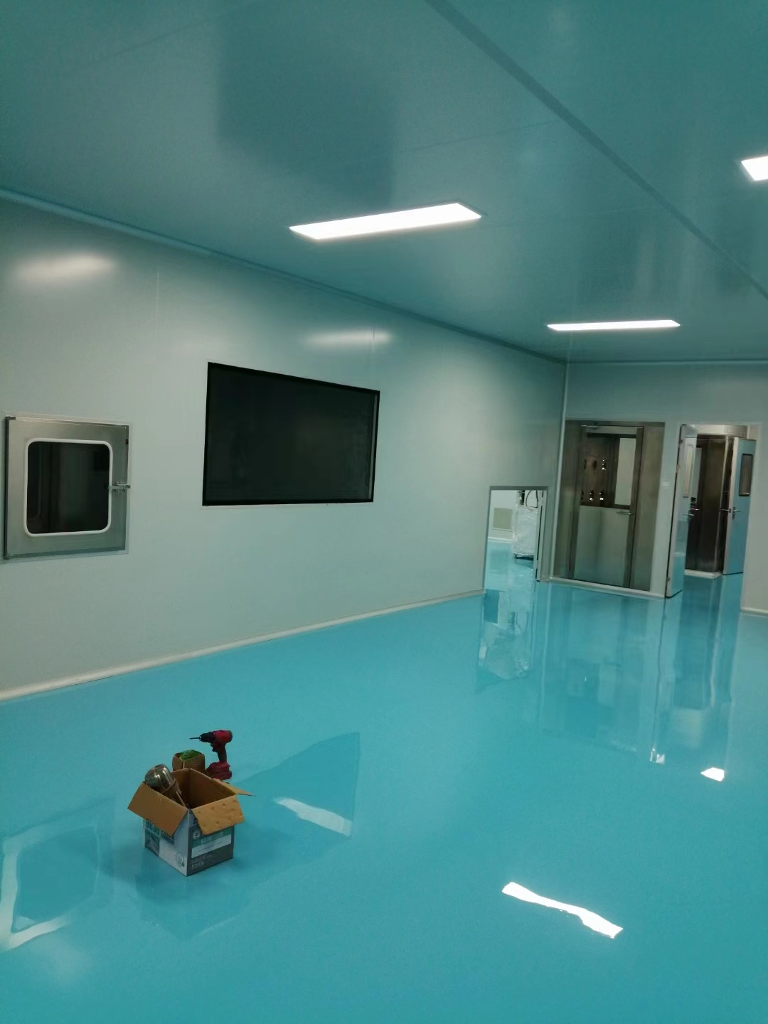 生物醫藥潔凈車間裝修施工圖片