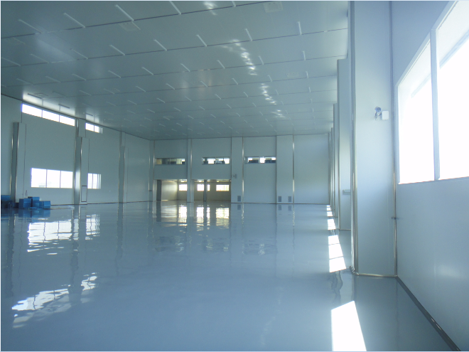 上海浦東化妝品廠凈化車間裝修圖片