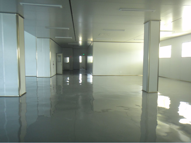 上海浦東化妝品廠凈化車間裝修圖片